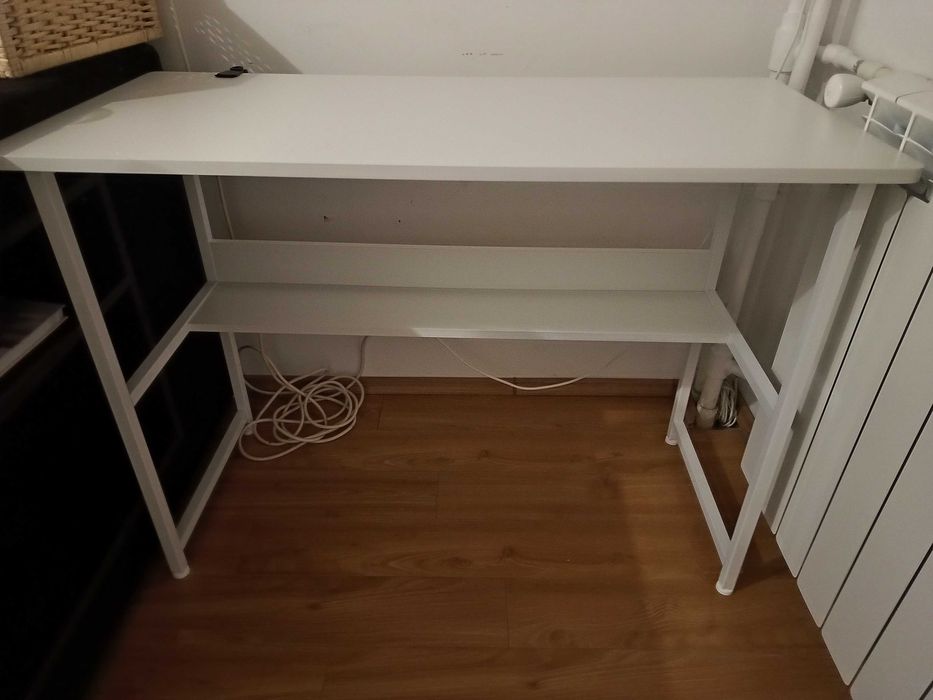 Birou calculator/masă Nou alb stil loft, made Polonia, lung 100 cmx 50