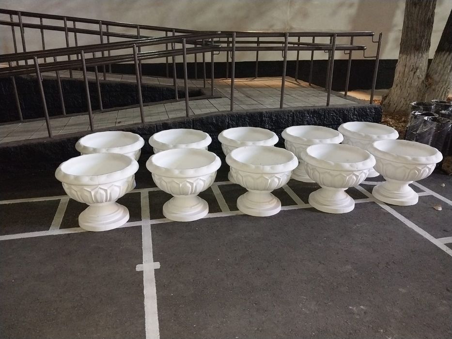 Вазоны, Цветочник, клумба, вазы