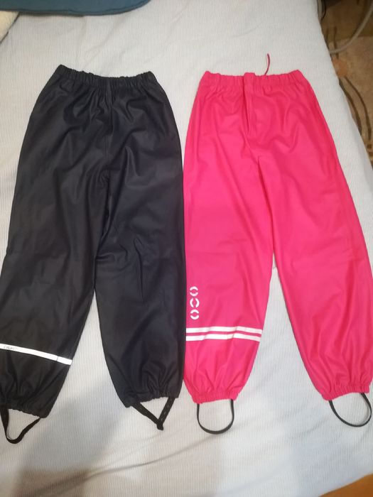 Гумиран панталон за дъжд размер 140 за момче и за момиче