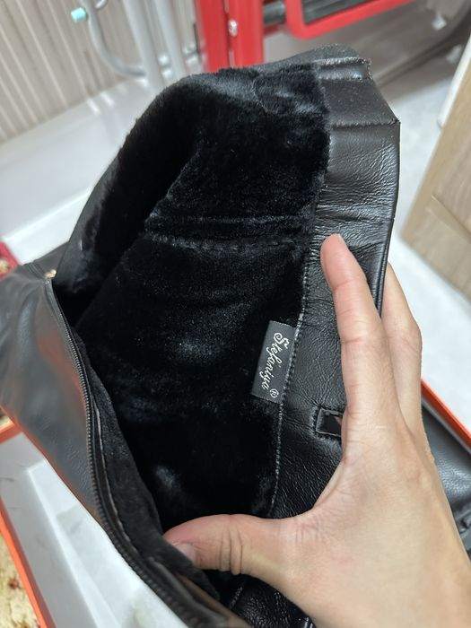 Зимняя обувь кожа.