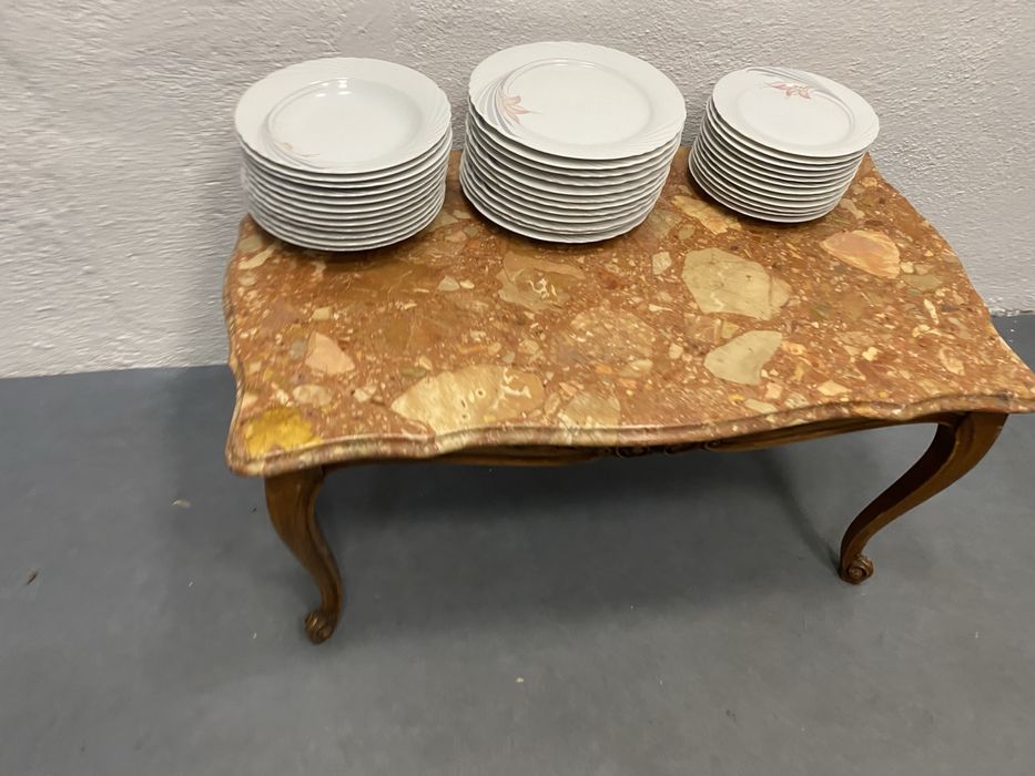 Маса с мраморен плот Франция стил Луи XV 1950