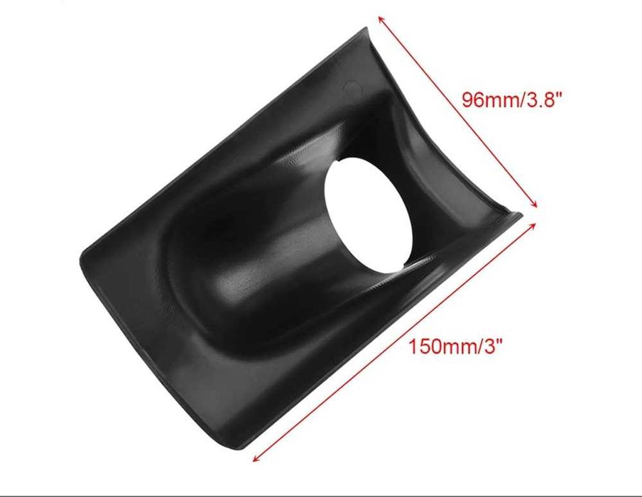 Стойка за колонка на измервателен уред 52мм - Черна