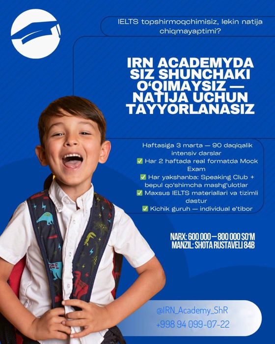IRN Academy Xalqaro dasturda dars beruvchi Akademiy