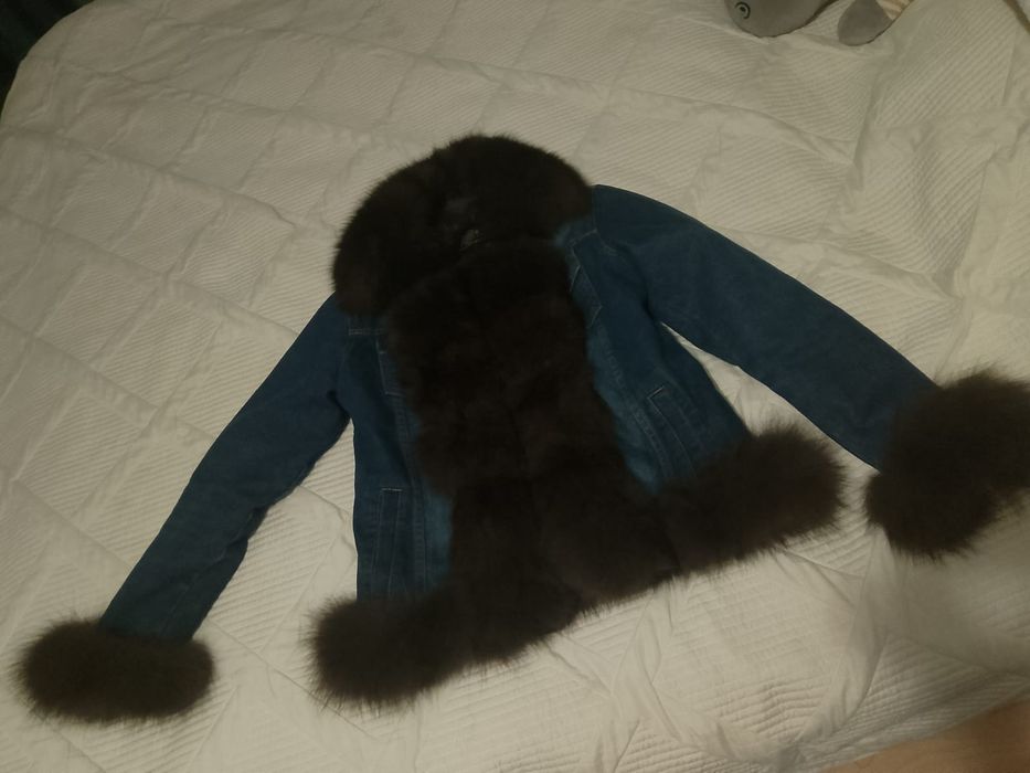 Продам джинсовку теплую