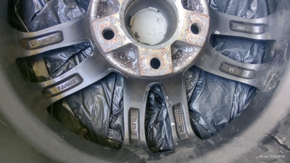 Set 4 jante aliaj  pe 16  5x120