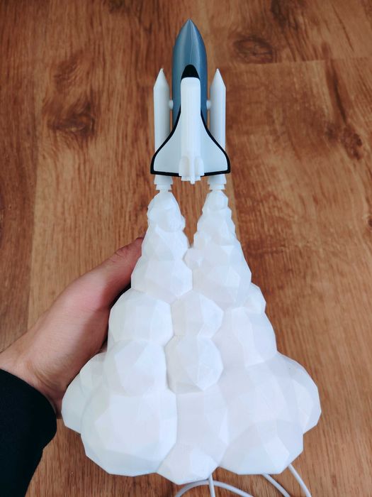 Подаръчна LED лампа „Излитаща ракета“