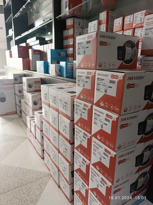 Kuzatuv kamera , o`rnatish, Montaj, Kompyuter, Noutbuk Hikvision Dahua