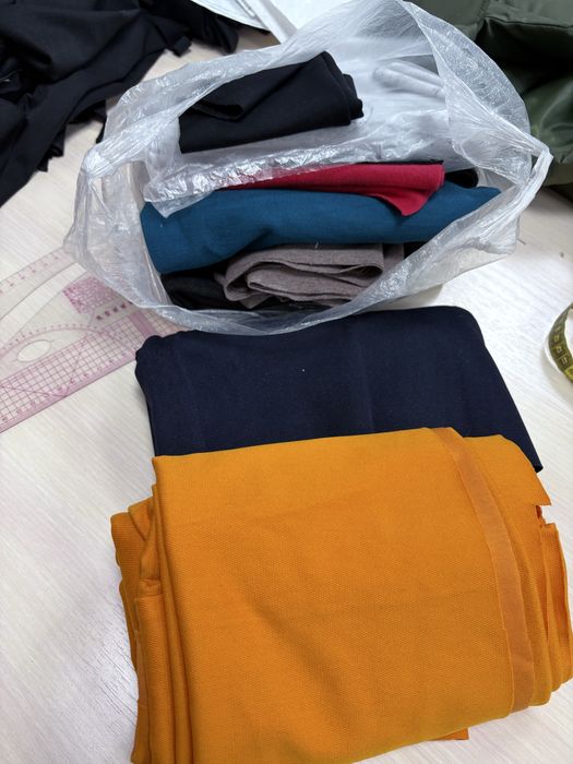 Остатки разных ткани