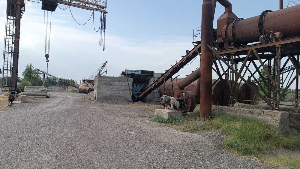 сооружения цехов по производству асфальтобетона 
и сортировке камня