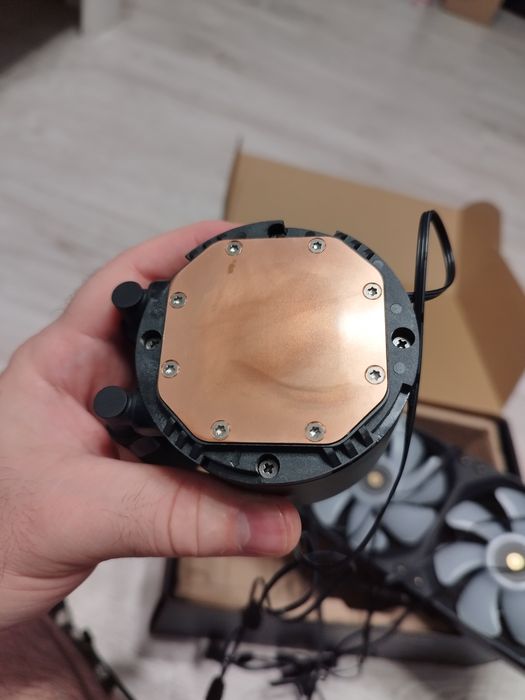 Thermalright Frozen Notte 240 Black ARGB, cooler AIO 240 mm, Kit AMD lipsă