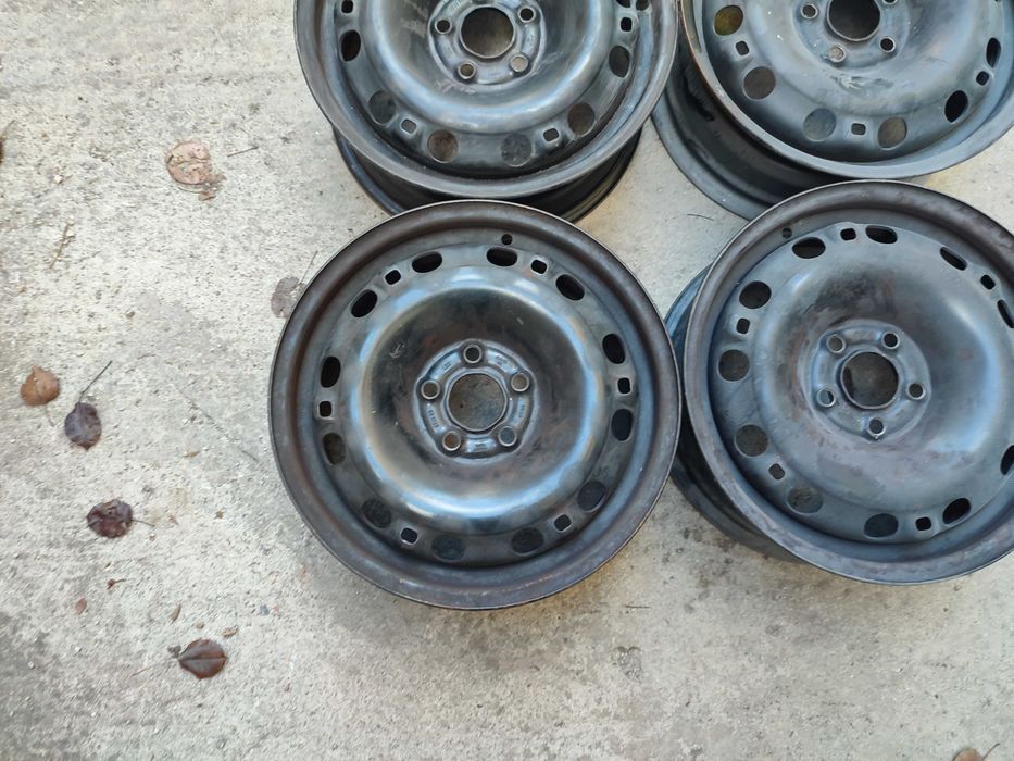 4 бр. 15" Метални джанти Volkswagen, Skoda, Seat