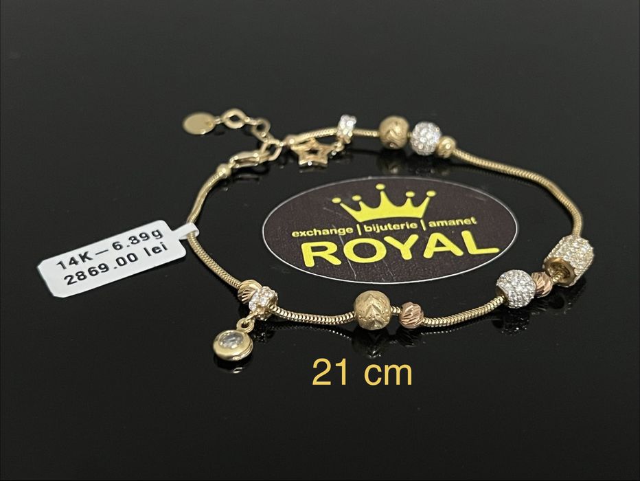 Bijuteria Royal CB : Bratara dama aur 14k 585  6,39 gr