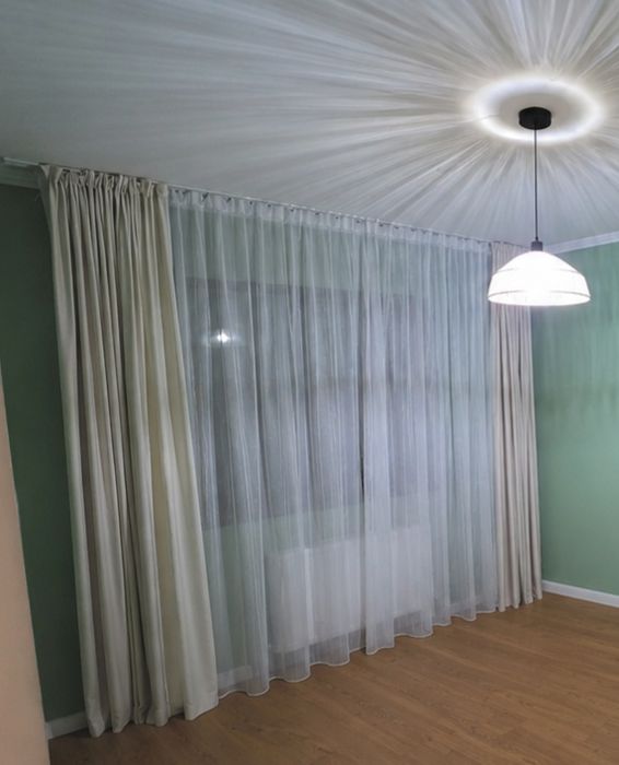 Draperie noua de catifea semi-opaca 70% Crem
