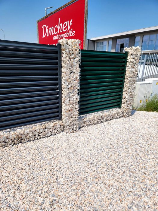 Ограда от ламели, 3D пана, ограда имитация на трева