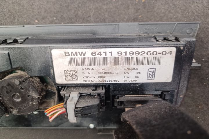 Comanda clima 64119199260-04 9199260 64119199260-04 9199260 BMW Seria