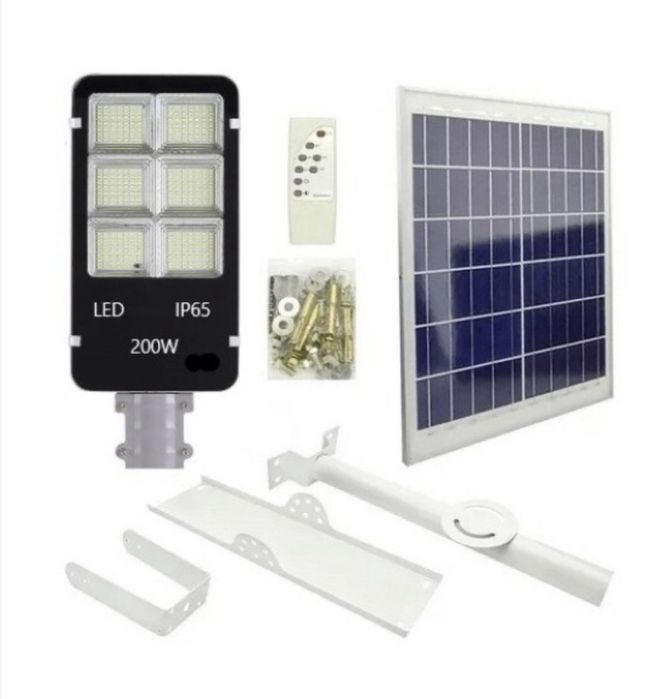 Lampa solara  stradala 200w Reali Poze reale!