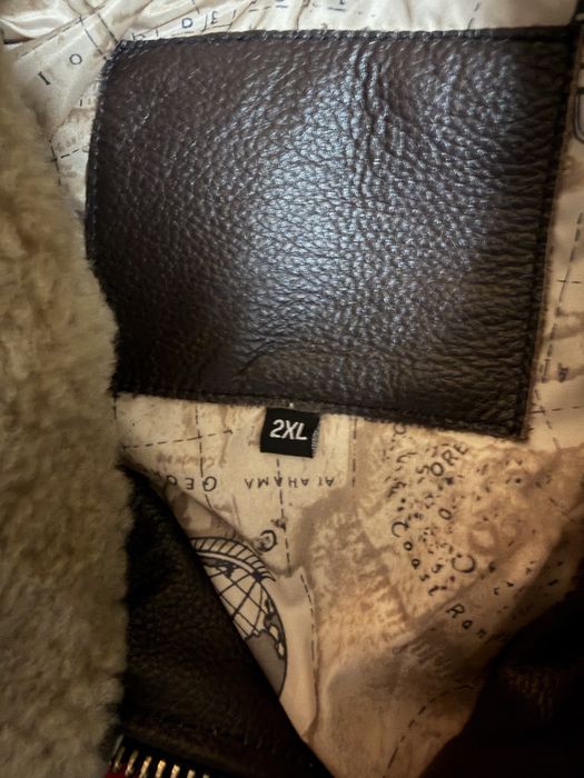 Geacă piele Aviator Top Gun