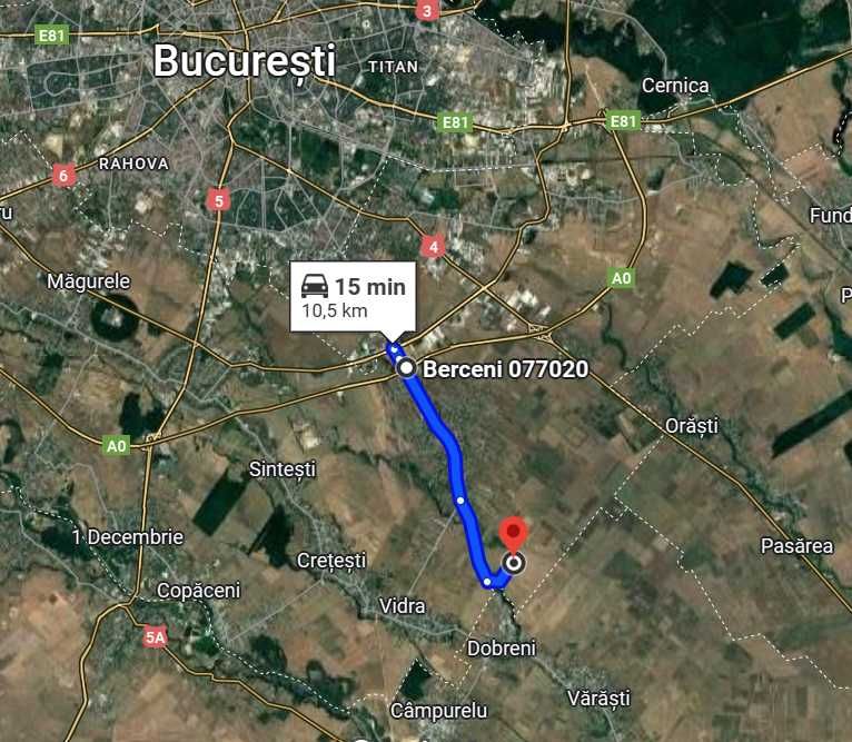 Teren la marginea lacului Delta Vidrei (comuna Vidra, langa Bucuresti) (sau schimb cu SUV manual sau rulota 2009 - doua spatii de dormit)