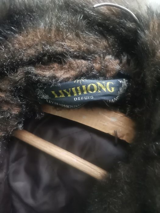 Дамско палто от изкуствен косъм