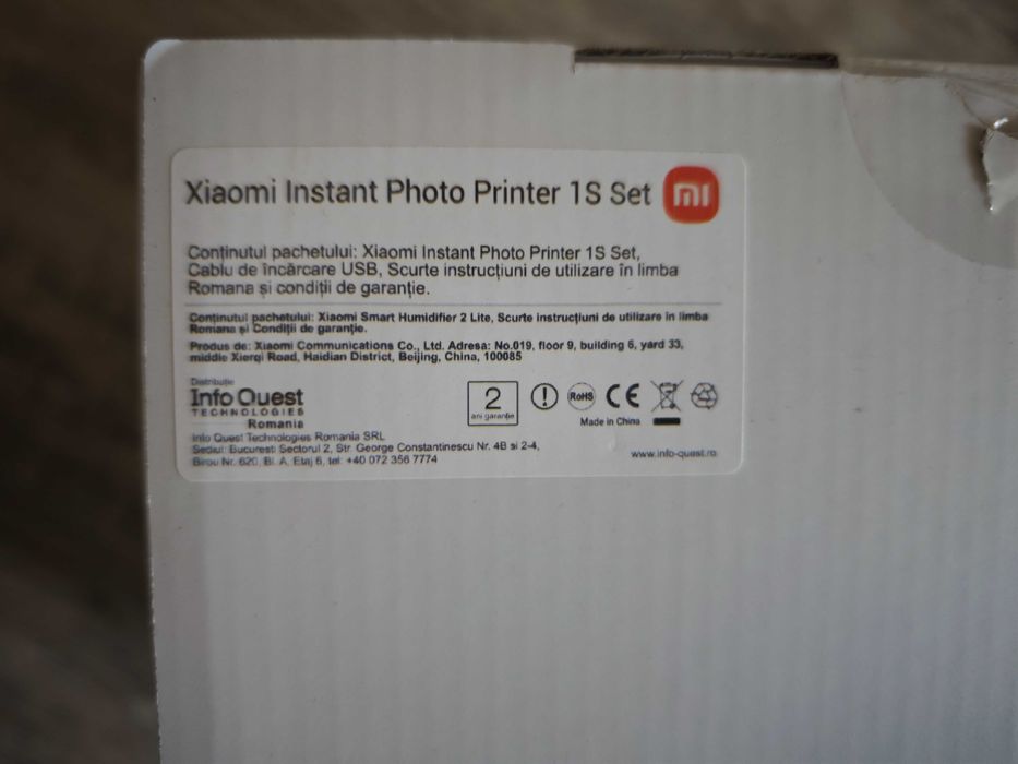 Xiaomi Instant Photo Printer 1S Set