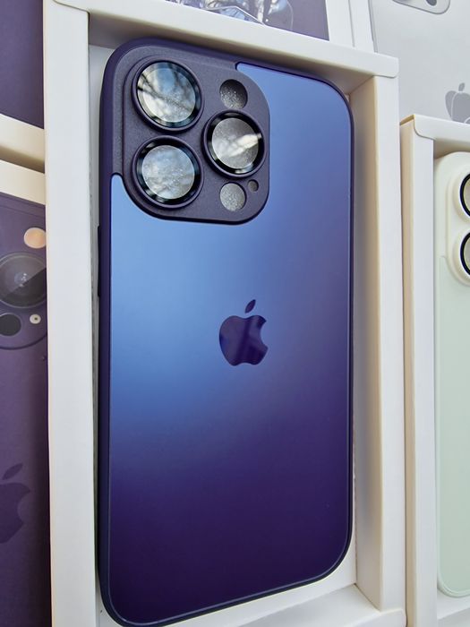 Матов Стъклен Кейс за Apple iPhone 13 / 14 / 14 Pro 15 Max / Plus