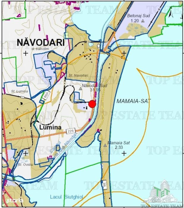 Teren extravilan, 23300 mp, cu deschidere la DN, Navodari, Constanta
