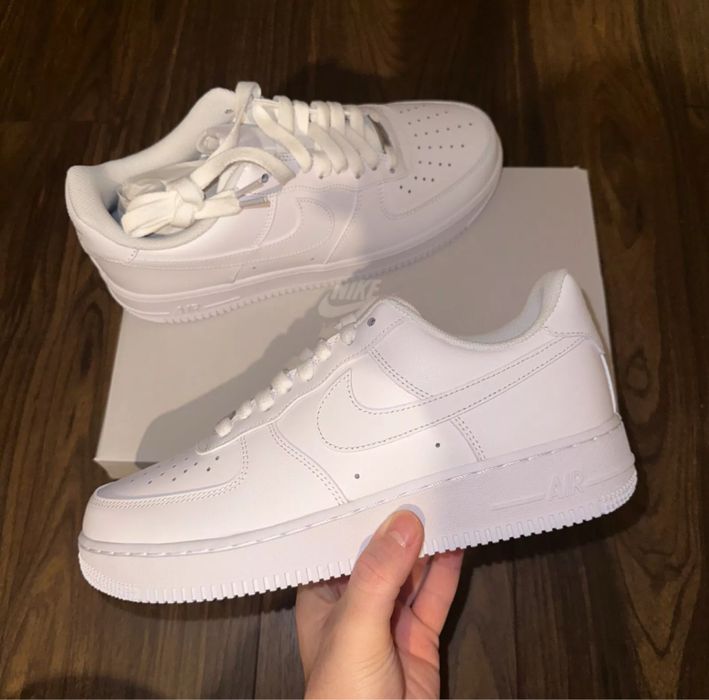 Adidasi Nike Air Force 1 Triple White Low