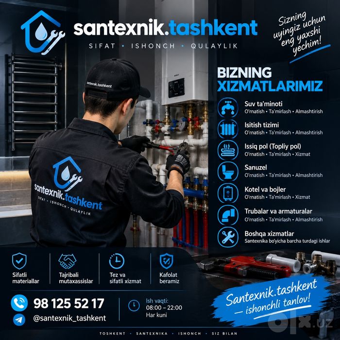 Santexnik xizmatlari