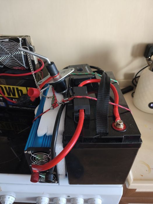 Wattcycle lifepo4 12v 100Ah батерия и инвертор 2кв.