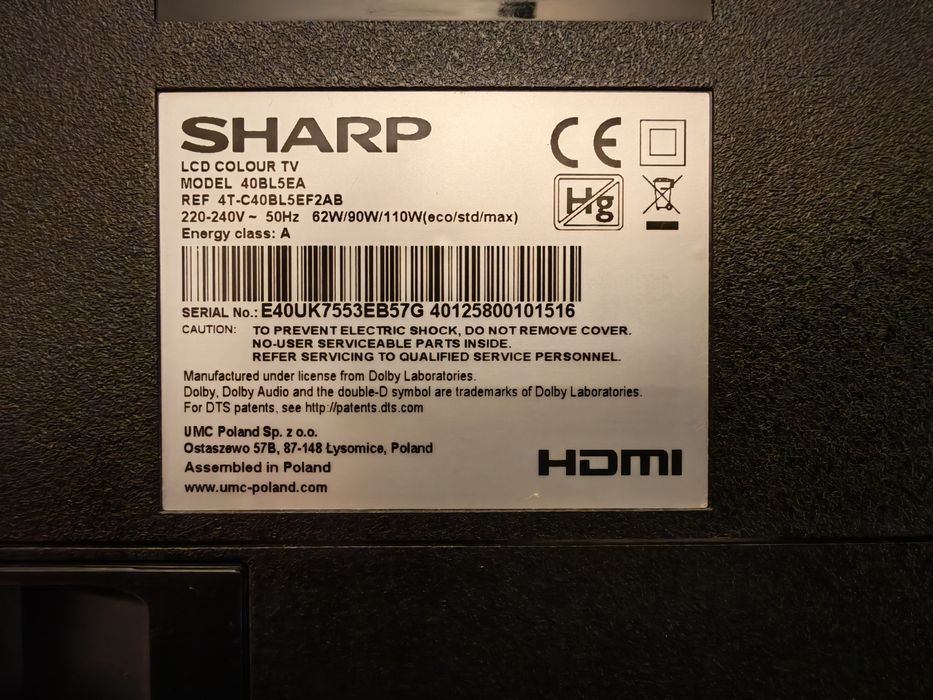 Smart TV SHARP 40