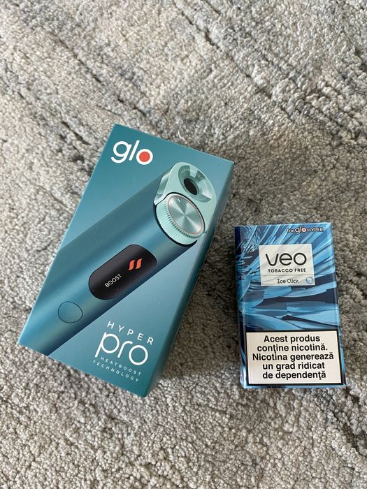 glo Hyper Pro nou, sigilat + bonus VEO Ice Click
