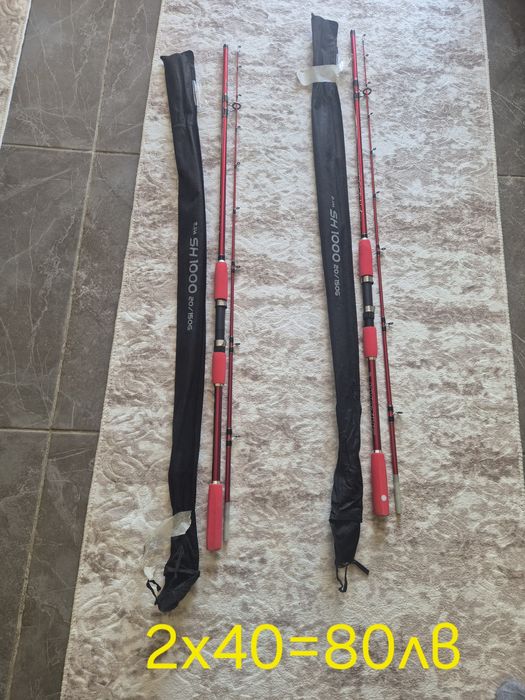 2бр Спининг въдици