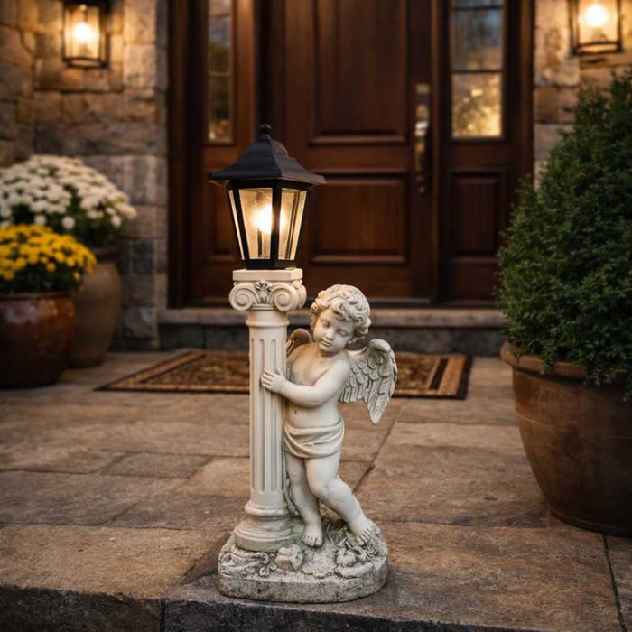 статуетка със сензорно осветление