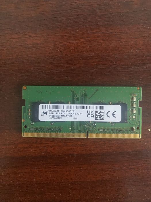 RAM 8GB 1RX8 PC4-3200AA-SA2-11(1 buc) si  8GB 1RX8 PC4-2666V-SA2-11