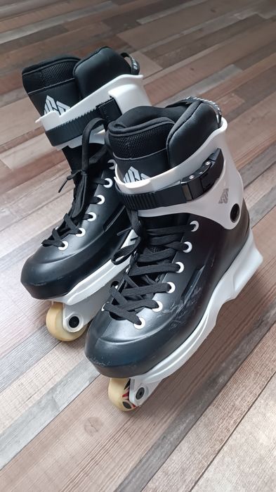 Role agresive USD SWAY Alb/ Negru marimea 43/44