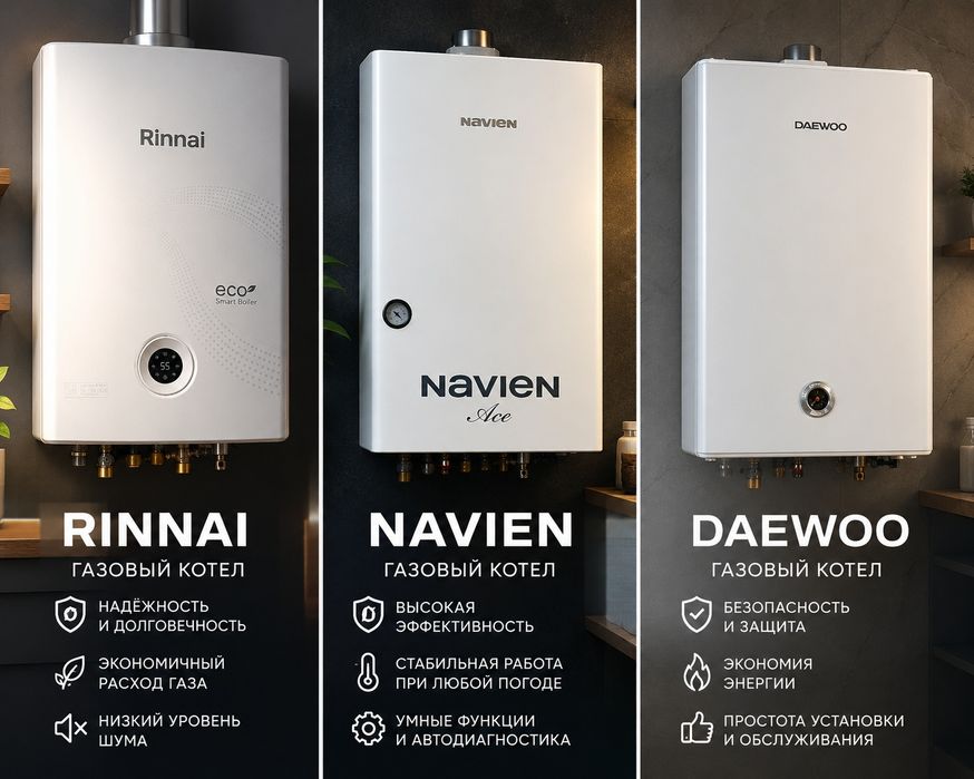 Газывый котлы Navien Rinnai