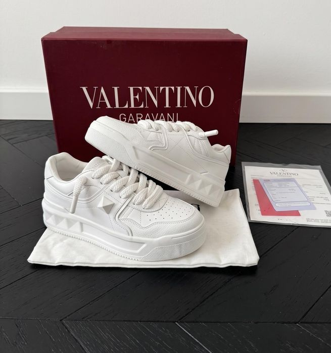 Adidasi Valentino Garavani Alb White Full Box