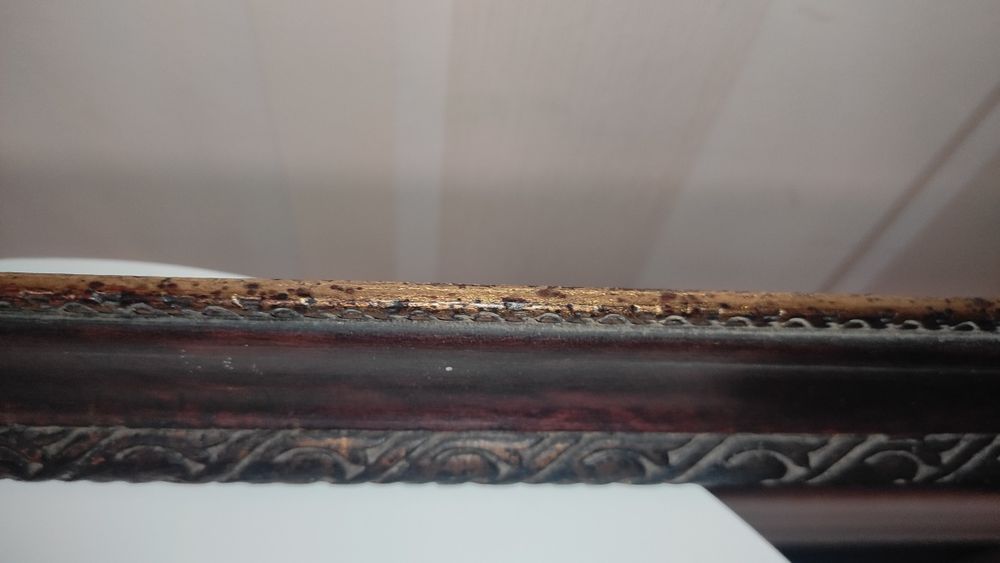 Rama lemn masiv nuc cca 1930, stil neoclasic /neobaroc