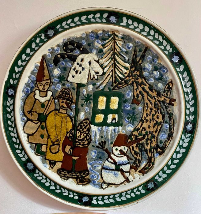 тарелка декоративная настенная лксф