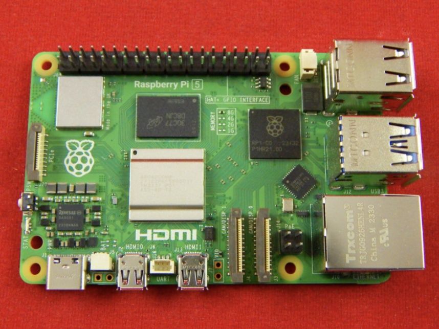 Модульный микрокомпьютер Raspberry Pi 5, 8 Гб