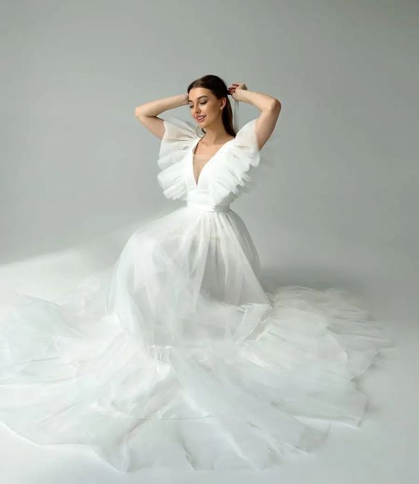 Новое свадебное платье, не одевала