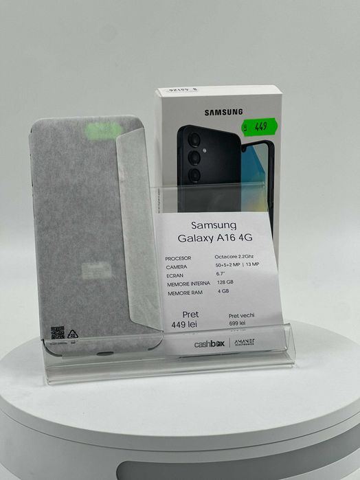 Samsung Galaxy A16 4G 128GB 4GB RAM Garantie 24 Luni CashBox