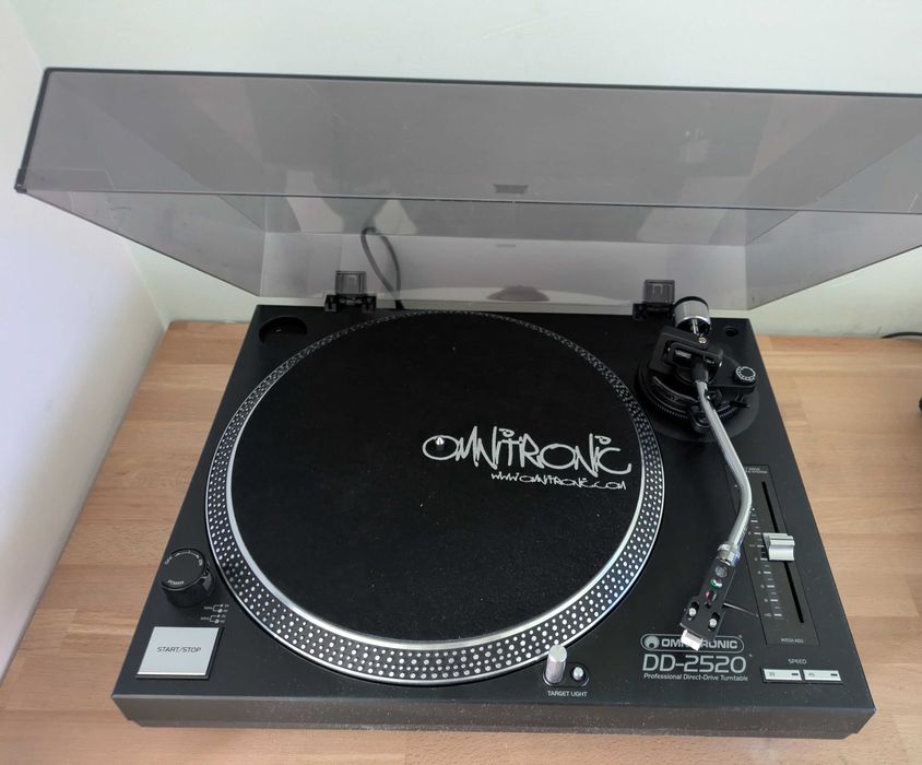 Грамофон OMNITRONIC DD-2520 USB Direct Drive Turntable с доза и игла