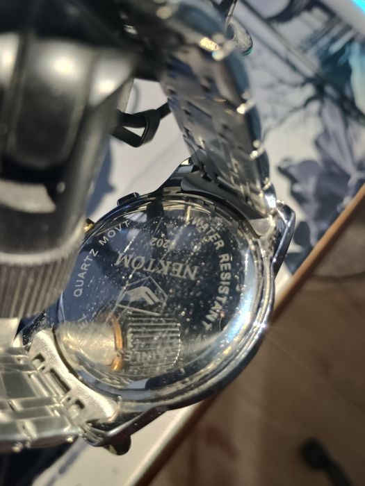 Ceas Nektom Jazz Series - argint/aur - impecabil