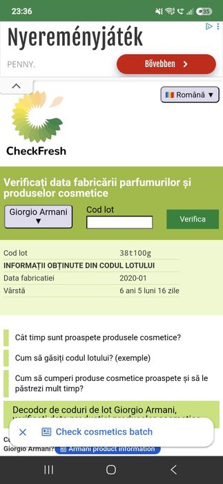 De vânzare Parfum, Acqua di Gio, Profondo, Giorgio Armani, Apa de parfum, 75ml