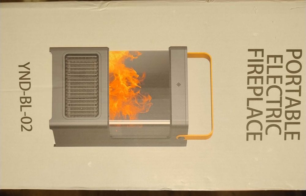 Анимирана камина 3D с керамичен нагревател с вентилатор 2200W Клас А