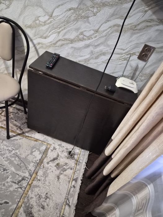 Стол-книжка темно-коричневый б/у