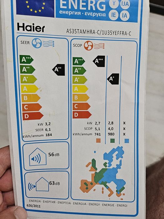 Aer conditionat12000 BTU+kit montaj+consola unit ext