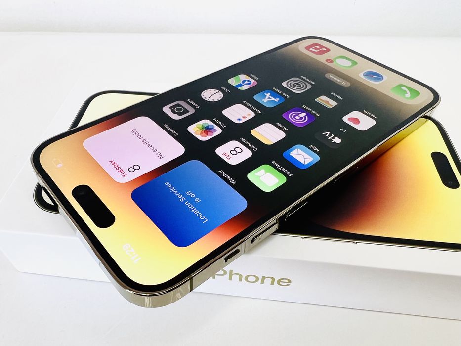 Apple iPhone 14 Pro Max 128GB Gold Перфектен! Гаранция!