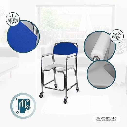 Комбинирана инвалидна количка Mobiclinic Manzanares , Ергономична, до 100 кг.